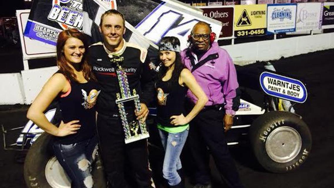 Jody Caps Stellar Weekend with Husets Outlaw Win!