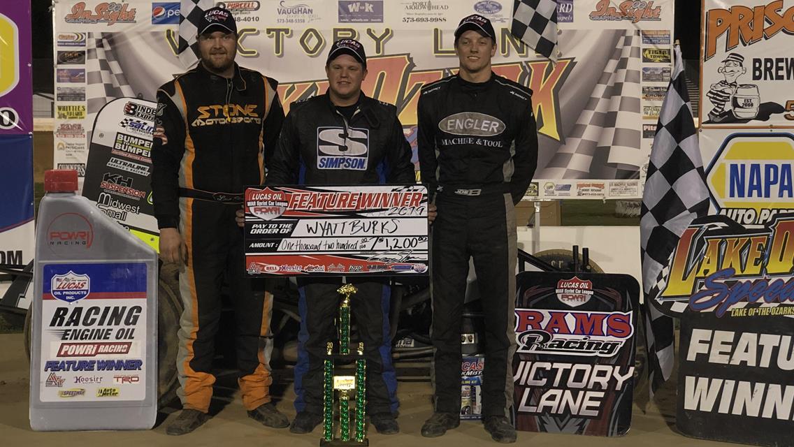 BURKS BANKS DOMINATING LAKE OZARK VICTORY