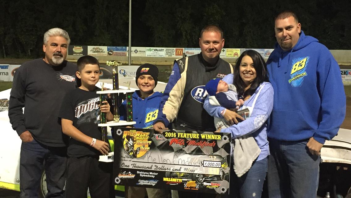 Kellen Chadwick Makes Late Race Pass To Win Wild West Modified Shootout Round #3 At CGS