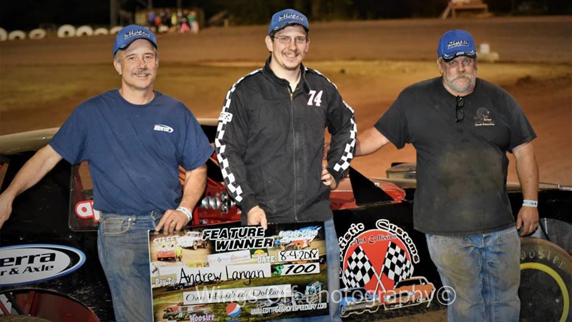 James, Braaten, And Langan Collect August 4th Wins At “The Grove”