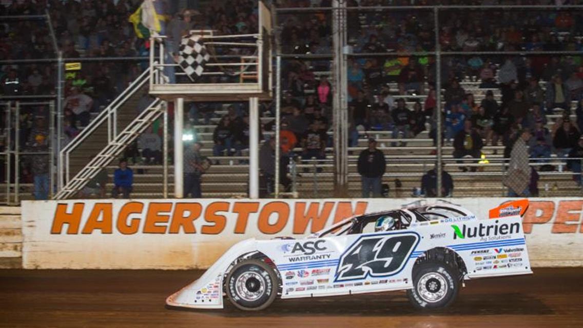 Davenport scores in Lucas Oil Late Models at Hagerstown