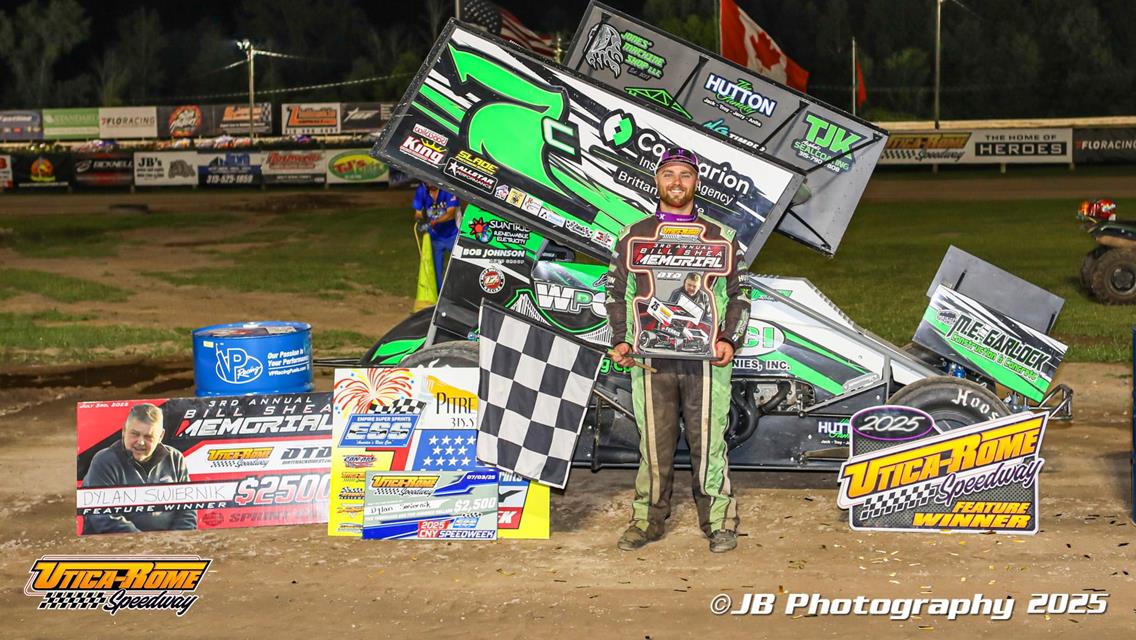 SWERNIK,TALBOT, HORNING, AND LUKAS CLAIM VICTORIES IN THE BILL SHEA MEMORIAL AT UTICA-ROME SPEEDWAY