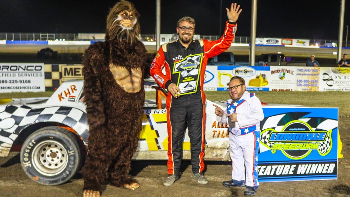 Hughes, Rauschenberg, Roach, Shaw and Whitwell Win Grand Reopening Night at Longdale Speedway