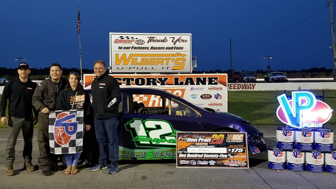PATRICK EMERLING KICKS OFF 65TH ANNUAL SEASON OF RACING AT SPENCER SPEEDWAY PRESENTED BY WILBERT’S U PULL-IT WITH A WIN IN THE TRIBUTE TO DON PRATT ‘6