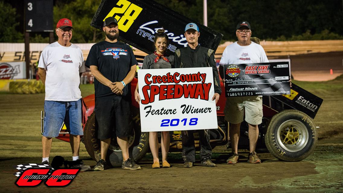 Alley, Davis, McQuary, McSperitt, and Longacre Earn Creek County Speedway Wins