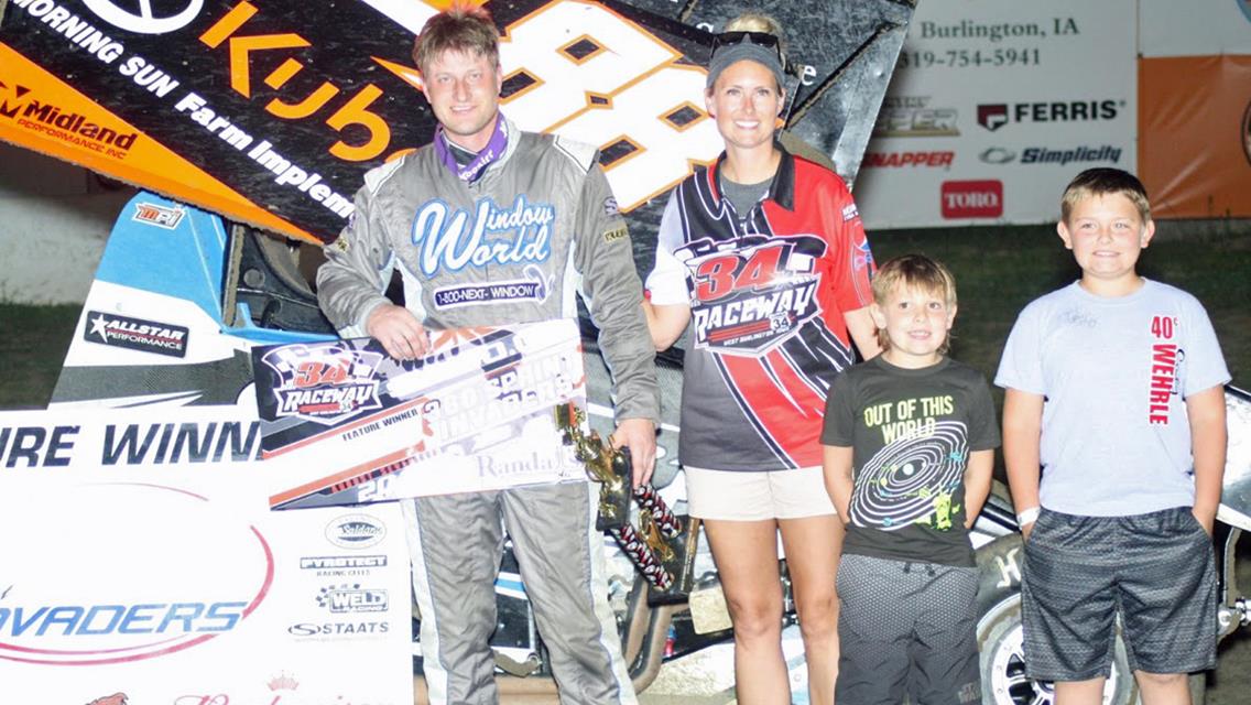 Dustin Selvage ends drought with $2,000 Sprint Invaders score at 34 Raceway