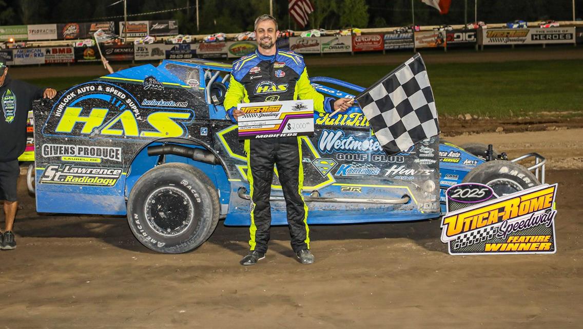 SHEPPARD TAKES THRILLING MODIFIED WIN ON TAYLOR&#39;S TRAILERS NIGHT AT UTICA-ROME