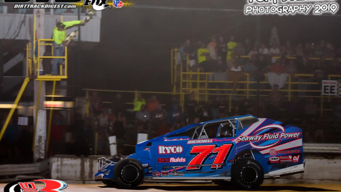 MIKE BOWMAN GETS FIRST CAREER RANSOMVILLE 358 MODIFIED WIN