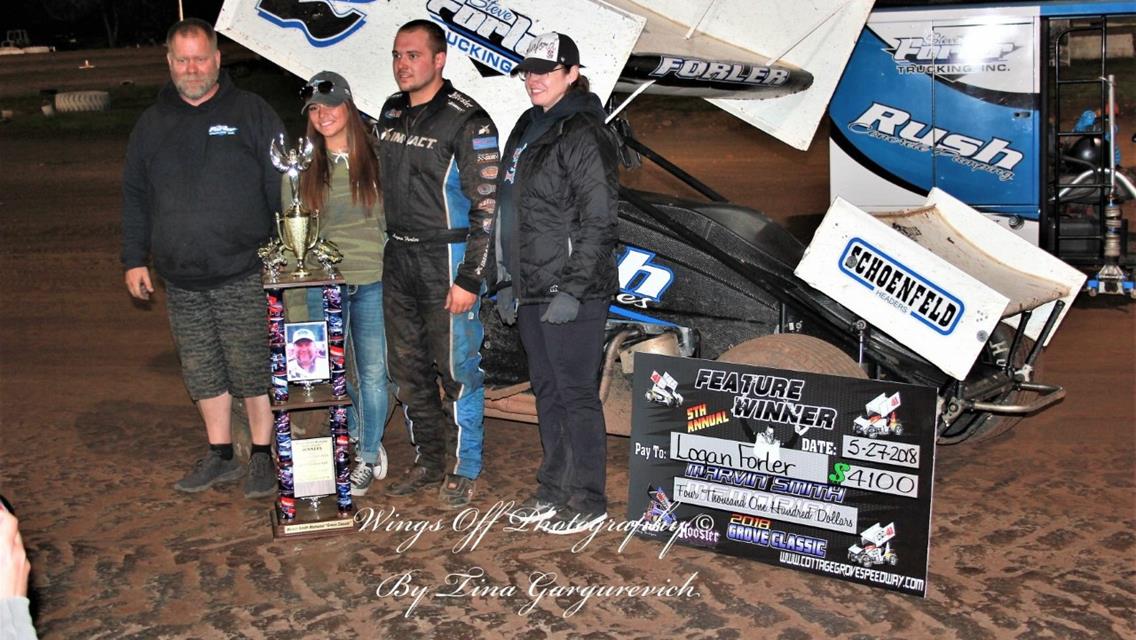 Logan Forler Wins Marvin Smith Memorial Grove Classic Finale: Ray Bloom Earns Victory In Street Stocks