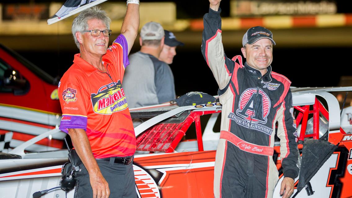 Berck gets third straight Malvern Bank Series win at Lakeside Speedway