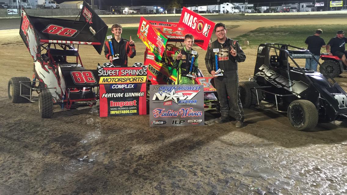 Benson, Hulsey and Gropp Reach Driven Midwest NOW600 Series Winner’s Circle for the First Time