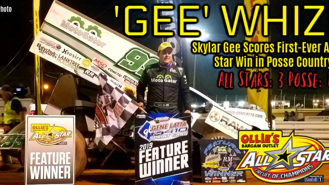 Skylar Gee dominates Lincoln Speedway for first-ever All Star victory; Series up 3-1 over Posse with one event remaining