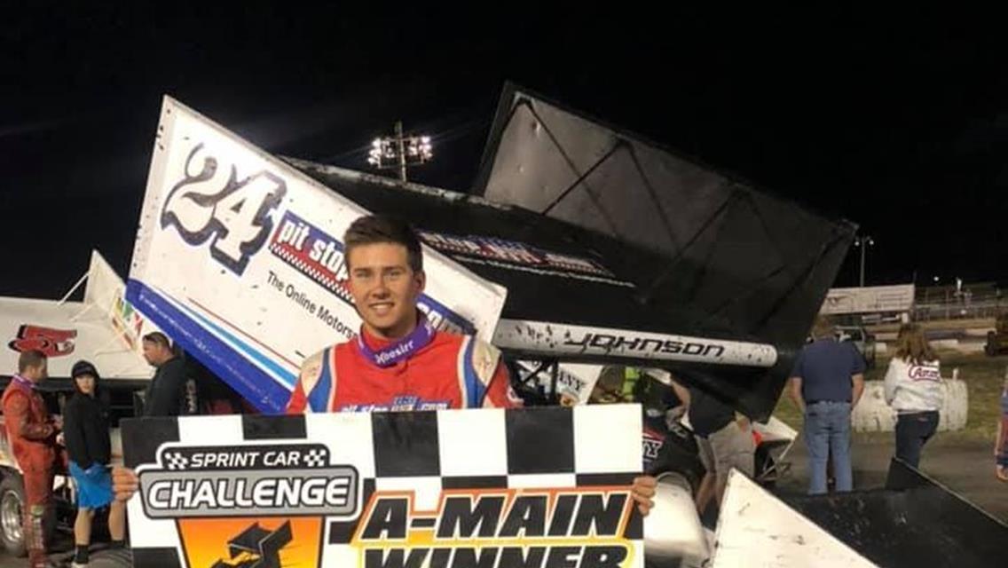 Chase Johnson Captures Sprint Car Challenge Tour Win at Petaluma Speedway