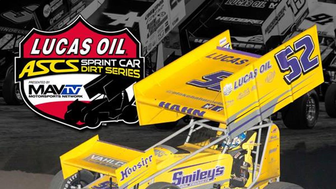 Lucas Oil American Sprint Car Series this Friday, April 26