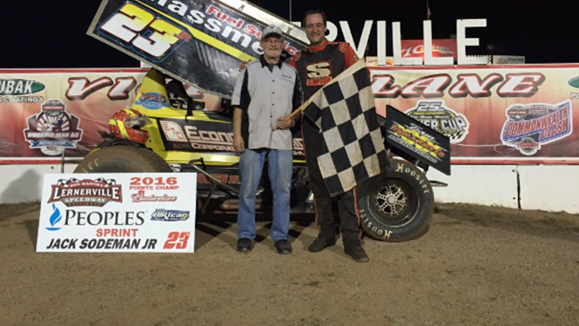 Sodeman Completes Western PA Sweep: Earns Track Titles at Lernerville and Mercer Raceway Park