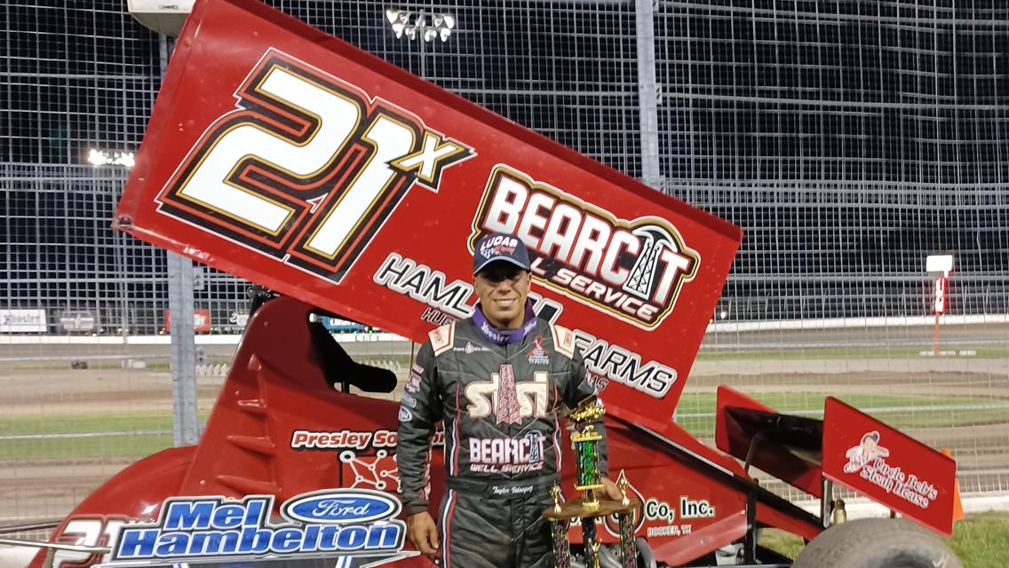 Taylor Velasquez Sweeps Weekend with United Rebel Sprint Series at Dodge City Raceway Park