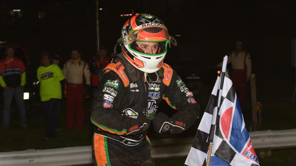 Bacon Back in Action after Collecting First USAC Sprint Car Win of the Year