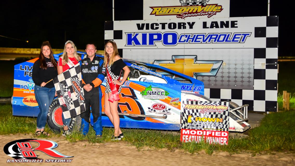 WONDERLING COMES BACK TO BEAT GRIGSBY IN CRATE LATE MODEL THRILLER AT RANSOMVILLE