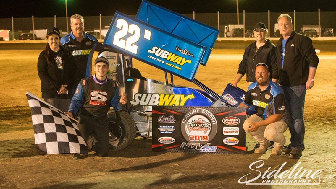 Holt, Rose, Gamester, Coons and Partridge Repeat and Ross Runs to Victory at Circus City Speedway