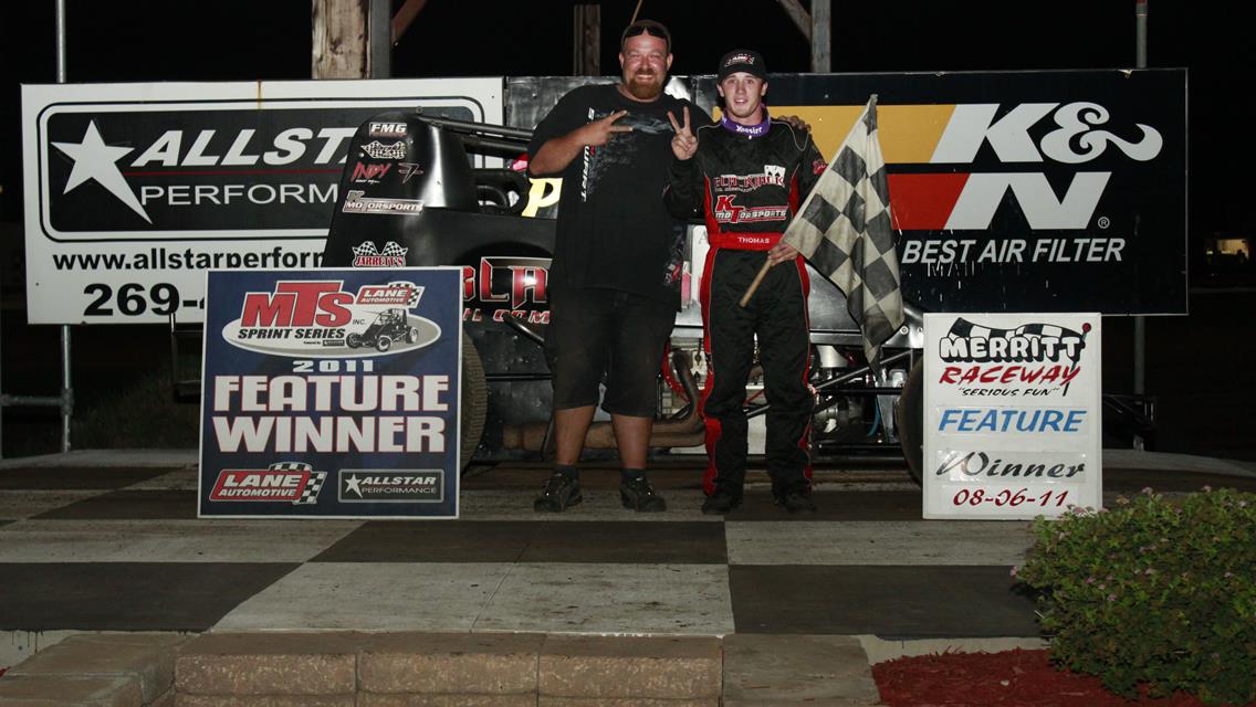 Kevin Thomas Jr Takes the Sprint Tic Title at Merritt Speedway