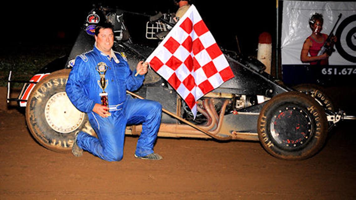 Rob Caho, Jr. Following His Second St. Croix Valley raceway Win 9-2-11.