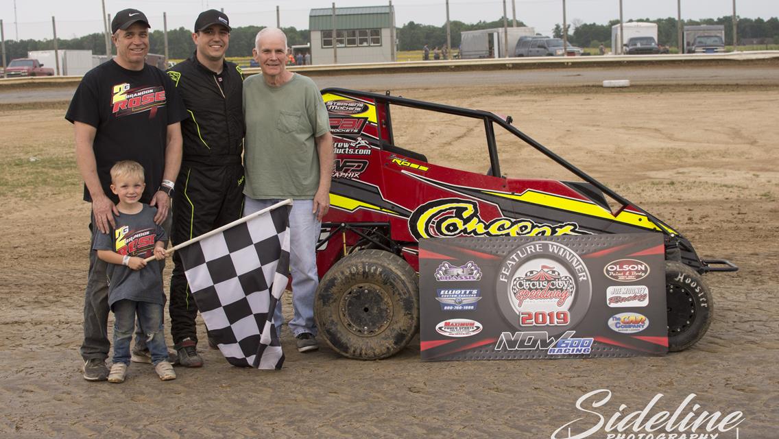 Holt, Rose, Gamester, Brandon, Coons and Partridge Race to NOW600 Tel-Star Weekly Racing Wins at Circus City Speedway