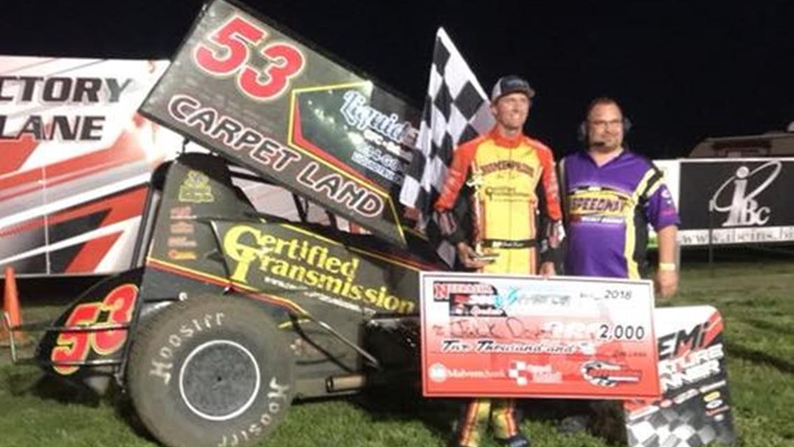 Dover Powers to Second Straight Victory During Nebraska 360 Sprints and MSTS Show at Park Jefferson