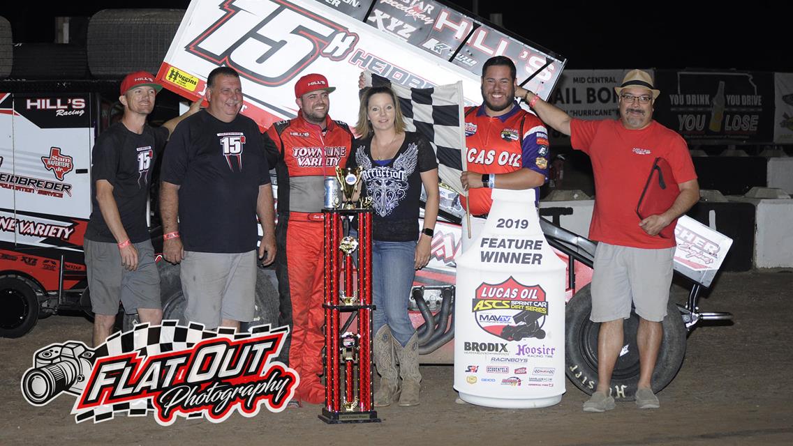 Sam Hafertepe, Jr. Makes In Five Wins In 2019 And His Second ASCS Speedweek Title
