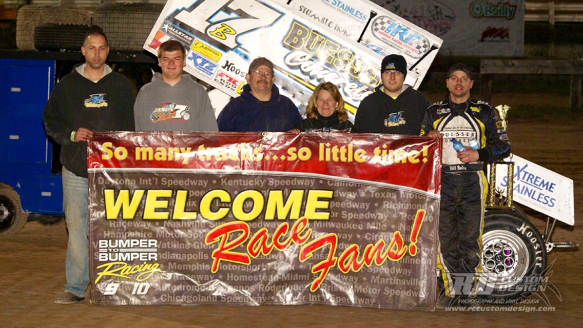 THERE’S NO PLACE LIKE HOME – BALOG BACK IN IRA ACTION, SNARES VICTORY AT 141 SPEEDWAY!