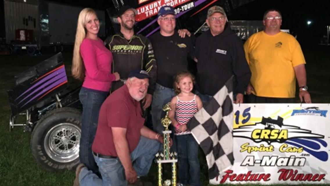 BRIAN KRUMMEL WINS SECOND FEATURE OF THE SEASON AT I-88 SPEEDWAY