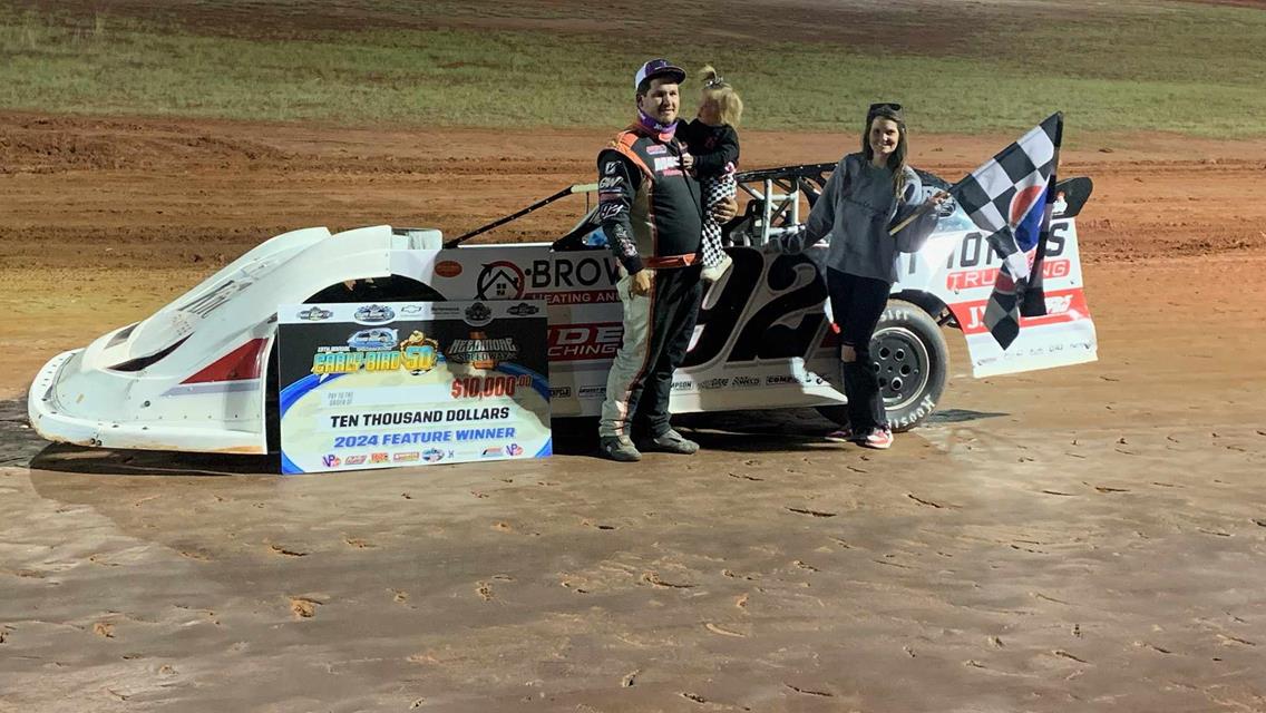 Brown Scores Historic Fourth Early Bird 50 Win at Needmore