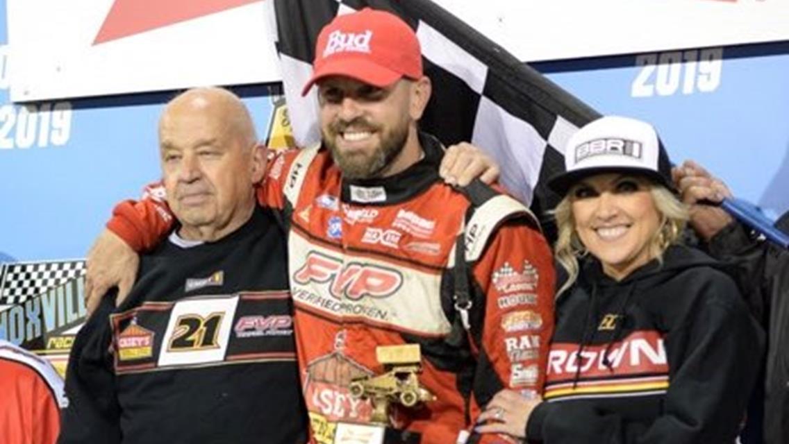 Brian Brown Highlights Weekend With Another Trip To Victory Lane at Knoxville