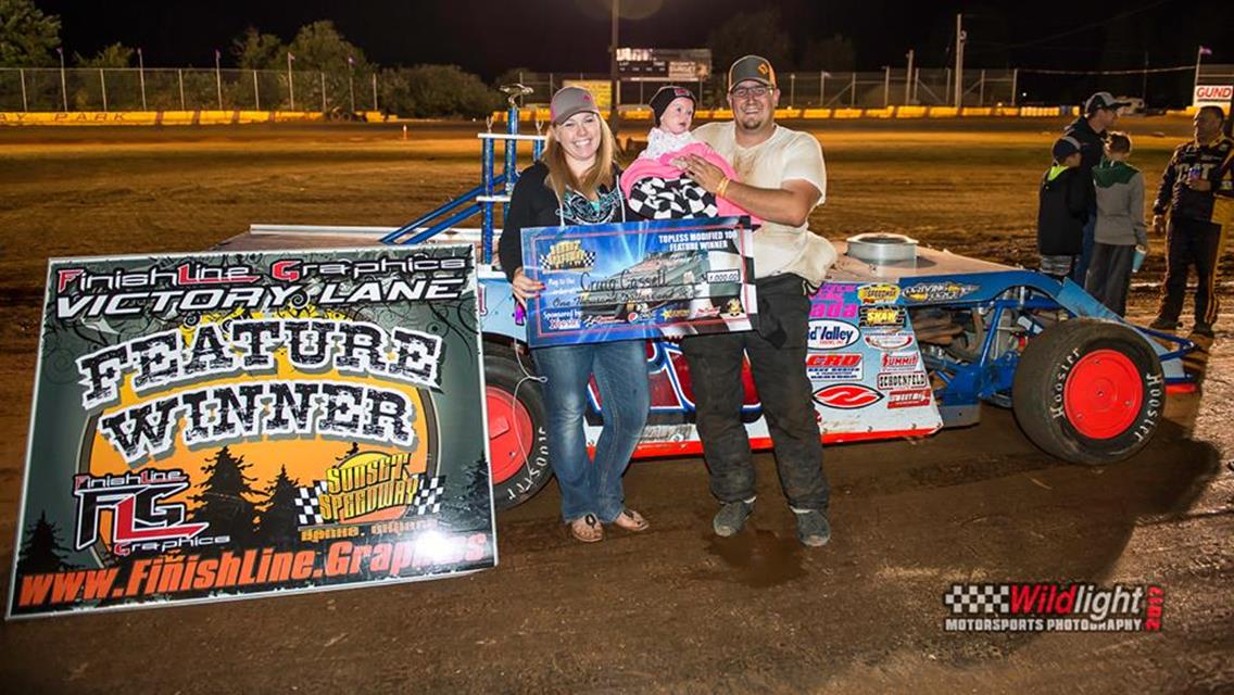 Craig Cassell Wins SSP Modified Topless 100; Krohling And Wegner Also Get Wins