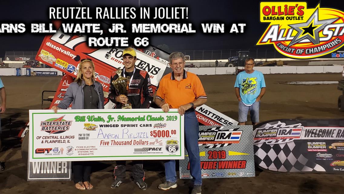 Aaron Reutzel rallies from ninth to win Bill Waite, Jr. Memorial Classic at Route 66
