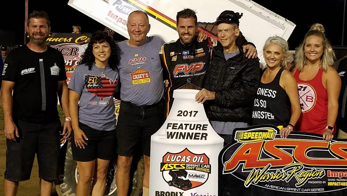 Brian Brown On Top At Randolph County Raceway With Lucas Oil ASCS
