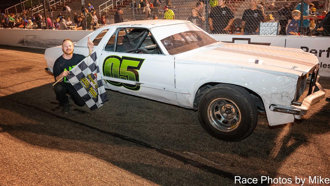 Rowe wins Dixie 100;  Jason Dvorscak gets first oval track win!