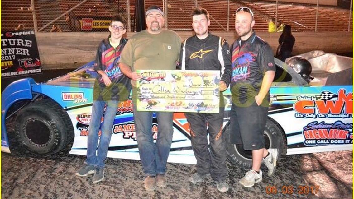 Winebarger, James, Pickett, Slover, And B. Cronk Get NAPA Auto Parts Strawberry Cup Victories
