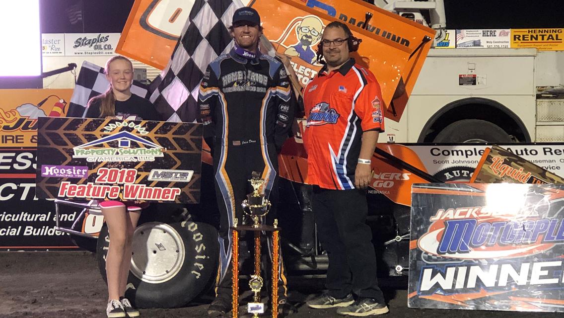 Dover Produces Victory at Jackson Motorplex and Top Five at Junction Motor Speedway