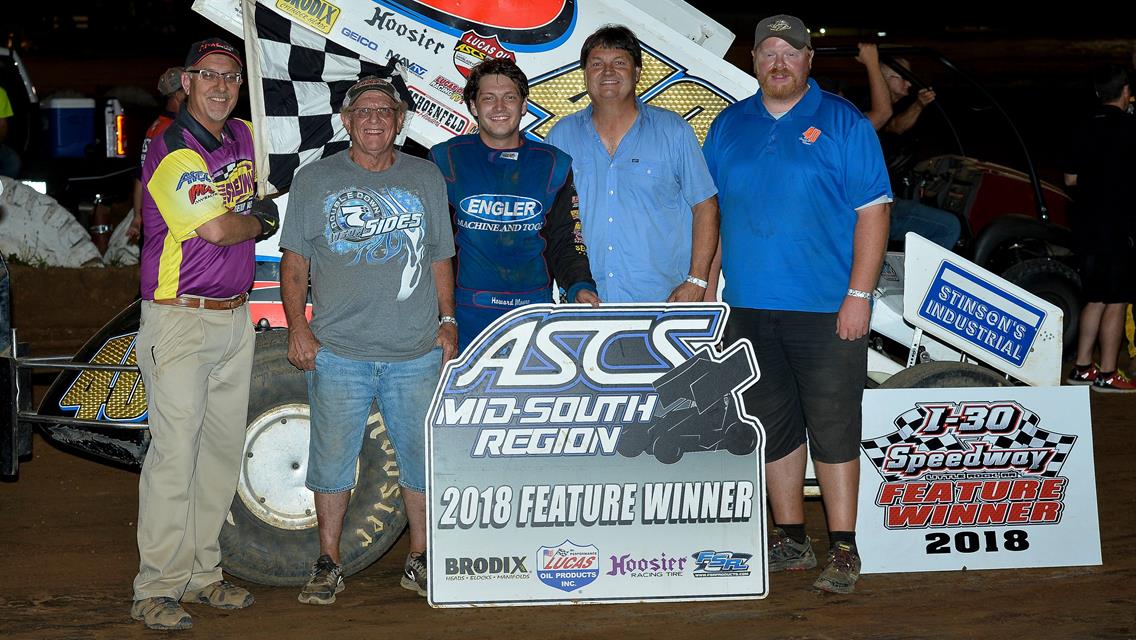 Howard Moore Doubles Up On ASCS Mid-South Speedweek Wins At I-30 Speedway