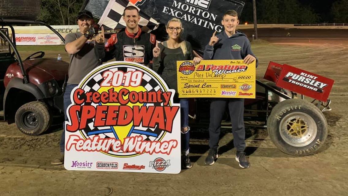 DeCamp, Davis, Brownlee, and Masterson Earn Creek County Speedway Wins