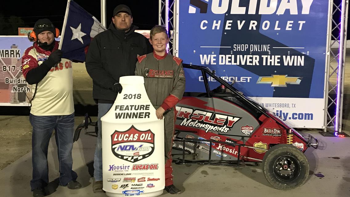 Pursley and Drake Post Lucas Oil NOW600 National Micro Series Wins at Grayson County Speedway