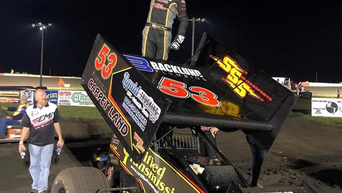 Dover Increases Nebraska 360 Sprints and MSTS Points Leads After Race-Winning Last-Lap Pass