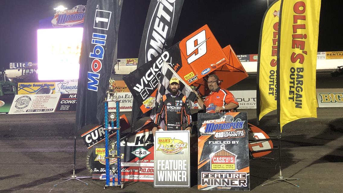 McFadden and Amdahl Capitalize on Late-Race Passes to Win at Jackson Motorplex During Tony Stewart Night presented by C&amp;B Operations