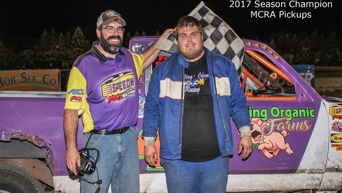 2017 Season Champions at the Murray County Speedway