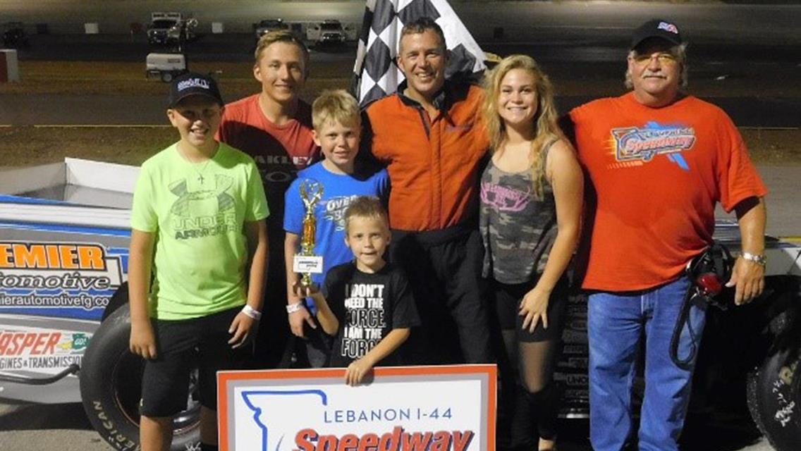 Icenhower powers through the field to claim Hillbilly 50 win at I-44 Speedway