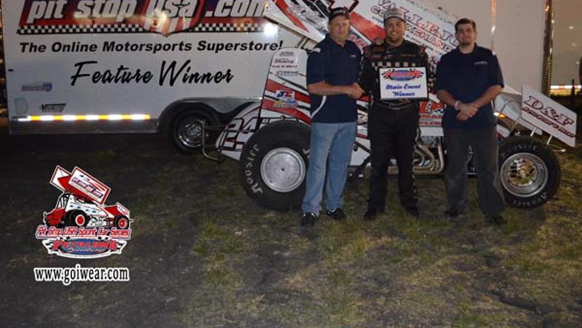 Geoff Ensign Captures Second Straight Pit Stop USA Sprint Car Series Victory
