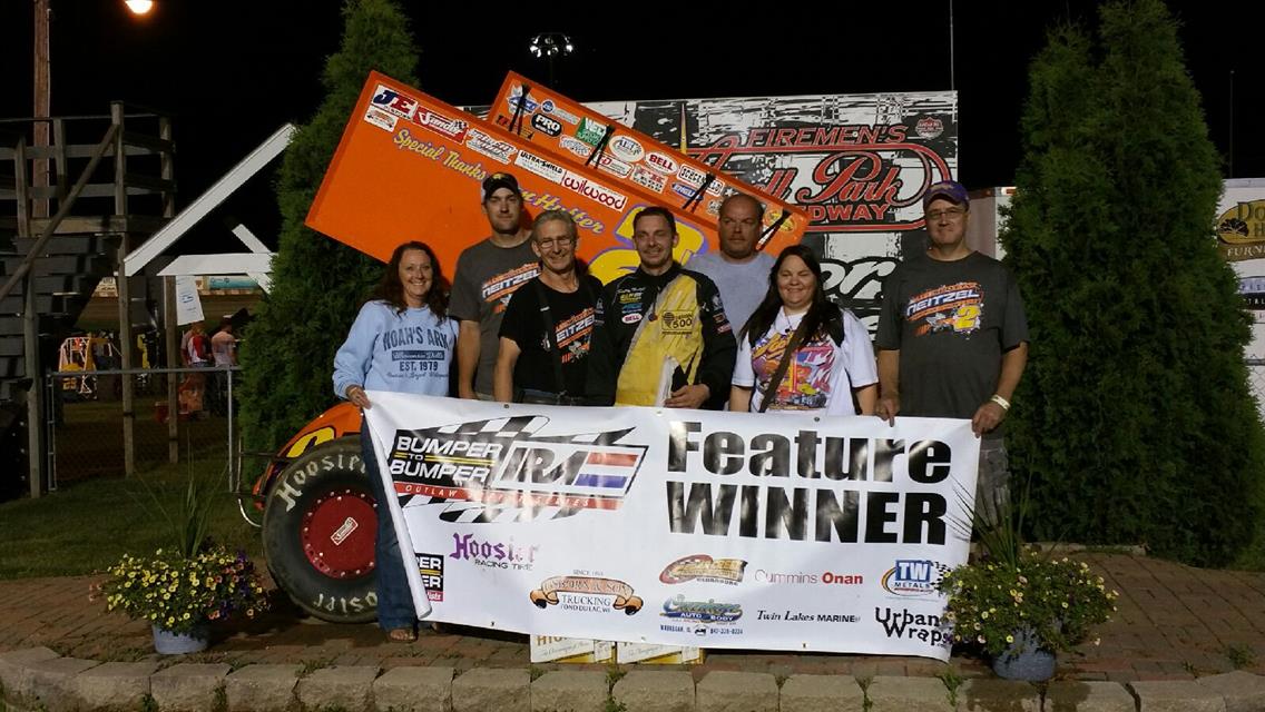 NEITZEL SURVIVES MULTIPLE LATE RACE RESTARTS TO END VICTORY DROUGHT WITH ANGELL PARK SPEEDWAY WIN!