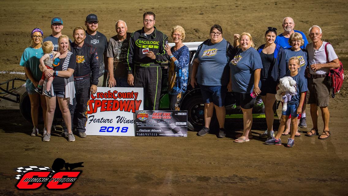 McSperitt Ups Win Total To Six as Clark, Shultz, Pense, and Wolfe Score Creek County Speedway Wins