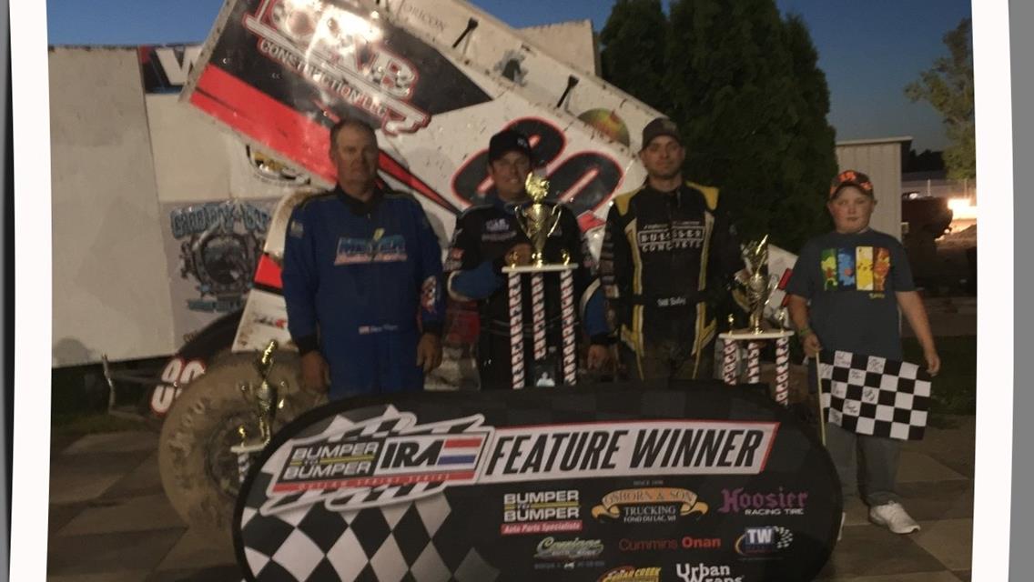 KERTSCHER COMPLETES HIS RETURN TO BUMPER TO BUMPER IRA SPRINTS WITH THRILLING VICTORY AT SEYMOUR RACEWAY PARK!