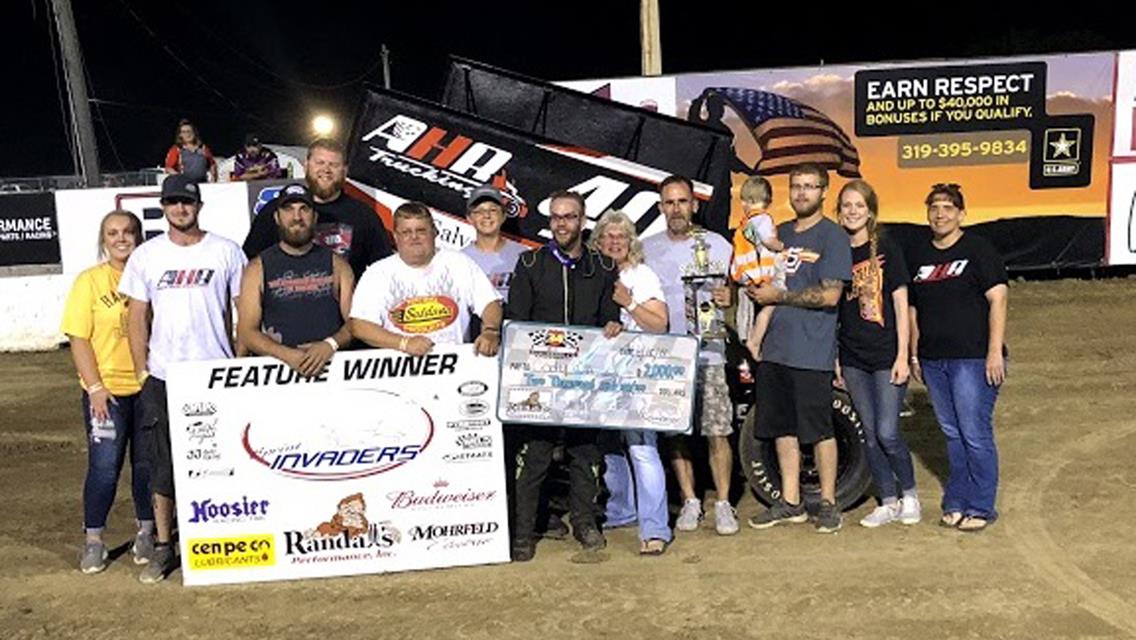 Cody Wehrle wins for the first time with Sprint Invaders in Brian Hetrick Memorial